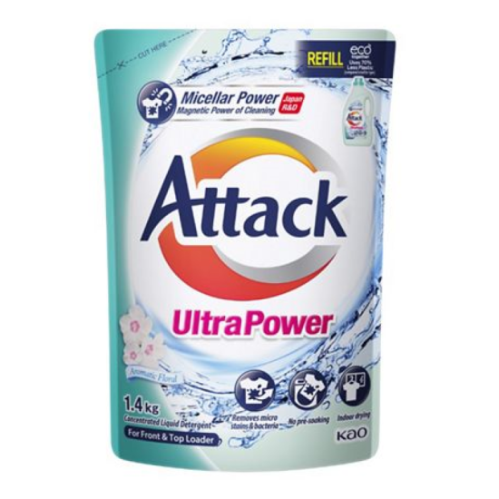 ATTACK LIQUID DETERGENT (REFILL) ULTRA POWER 1.4KG