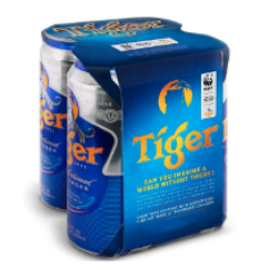 TIGER BEER CAN 500ML*4