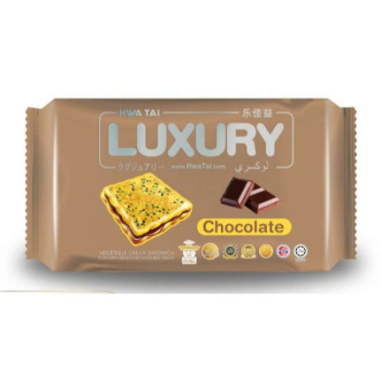 HWA TAI LUXURY CREAM SANDWICH CHOCOLATE 200GM