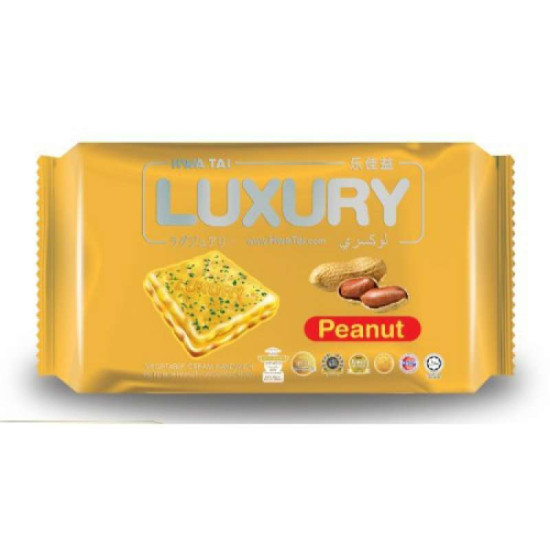 HWA TAI LUXURY CREAM SANDWICH PEANUT 200GM