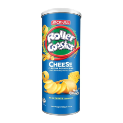 JACK & JILL ROLLER COASTER CHEESE 100GM JACK & JILL ROLLER COASTER CHEESE 100GM