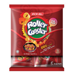 JACK N JILL ROLLER COASTER FUN PACK BBQ 15GM*5 JACK N JILL ROLLER COASTER FUN PACK BBQ 15GM*5