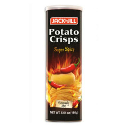 JACK & JILL POTATO CRISP SUPER SPICY 160GM JACK & JILL POTATO CRISP SUPER SPICY 160GM