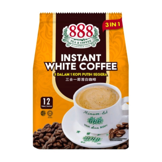 888 INSTANT WHITE COFFEE 3IN1 35GM*12 888 INSTANT WHITE COFFEE 3IN1 35GM*12