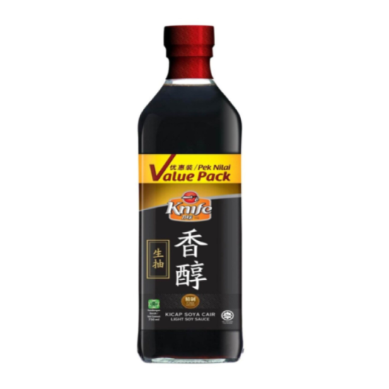 KNIFE LIGHT SOY SAUCE 750ML