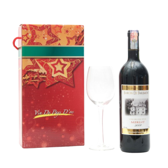 BARON DE FAREMONT 750ML WITH GLASS