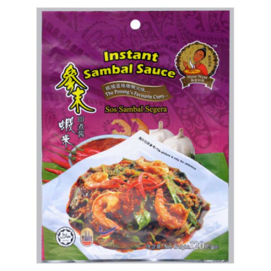 NYOR NYAR INSTANT SAMBAL SAUCE 120G