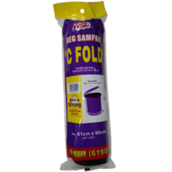 GARBAGE BAG M 61*90CM (C FOLD) GARBAGE BAG M 61*90CM (C FOLD)