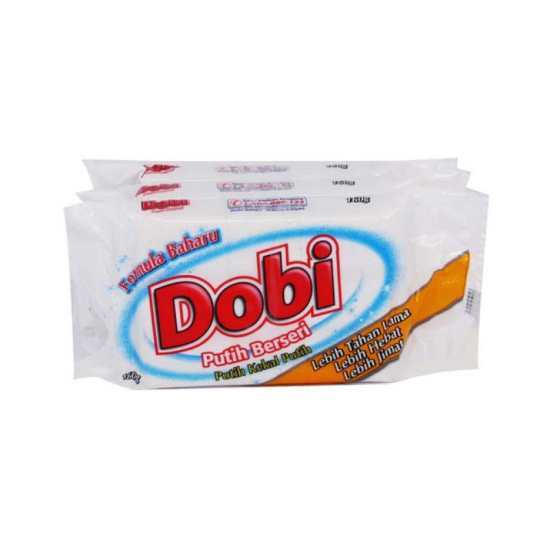 DOBI BAR (WHITE) 160GM*3'S