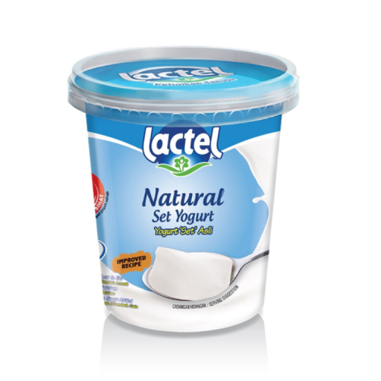 LACTEL NATURAL SET YOGURT 470G