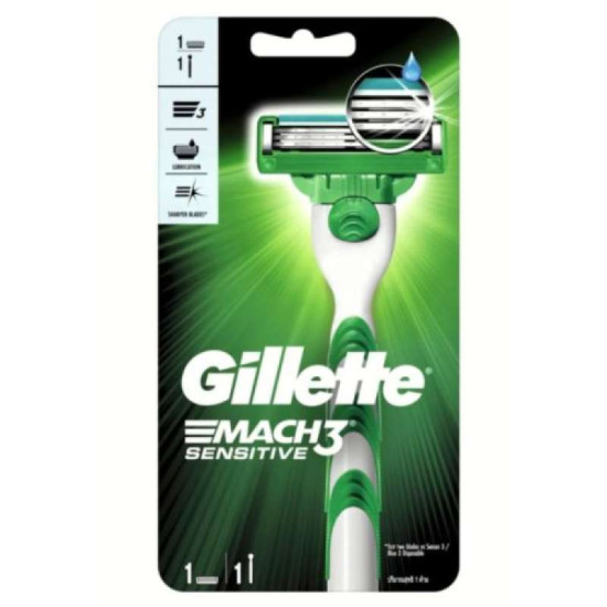 GILLETTE MACH 3 SENSITIVE RAZOR 1UP