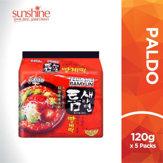 PALDO TEUMSAE RAMYUN 120GM*5