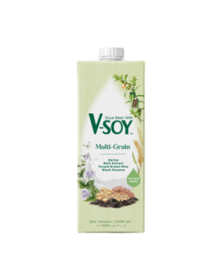 V-SOY MULTIGRAIN SOYA BEAN MILK 1L