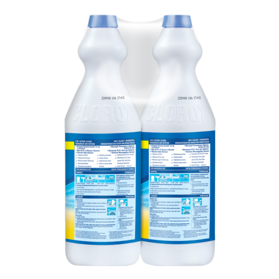 CLOROX BLEACH LEMON (TWIN PACK) 1LIT *2