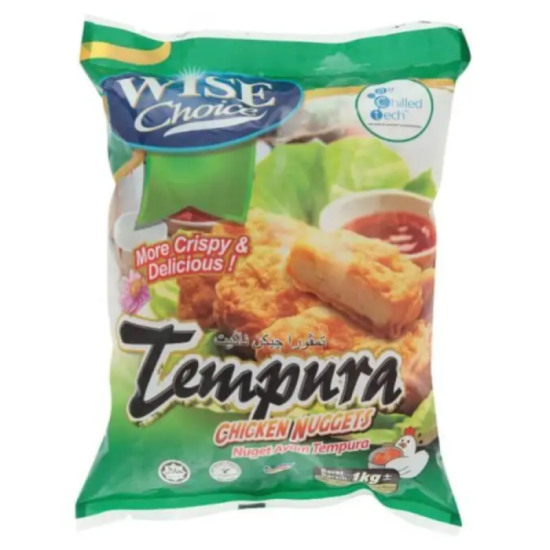 WISE CHOICE TEMPURA CHICKEN NUGGETS 1KG