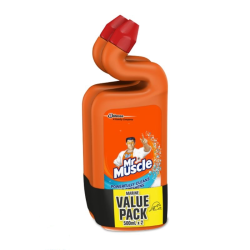 MR MUSCLE TOILET BOWL CLEANER - MARINE 500ML*2 MR MUSCLE TOILET BOWL CLEANER - MARINE 500ML*2