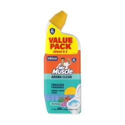 MR MUSCLE TOILET BOWL CLEANER - MARINE 500ML*2