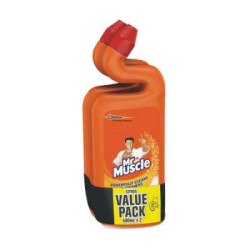 MR MUSCLE TOILET BOWL CLEANER - CITRUS 500ML*2 MR MUSCLE TOILET BOWL CLEANER - CITRUS 500ML*2