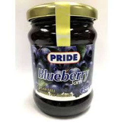 PRIDE SUGAR FREE BLUEBERRY JAM 250GM
