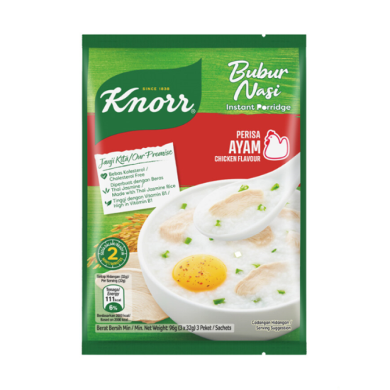 KNORR SACHET PORRIDGE CHICKEN 35GM