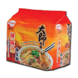 YORSHIN NOODLE SPICY SESAME OIL CHICKEN 90GM*5 YORSHIN NOODLE SPICY SESAME OIL CHICKEN 90GM*5