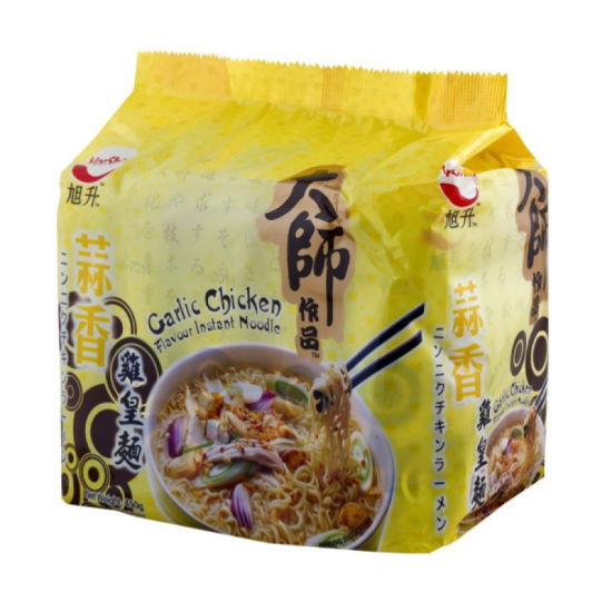 YORSHIN INSTANT NOODLE GARLIC CHICKEN 90GM*5 YORSHIN INSTANT NOODLE GARLIC CHICKEN 90GM*5