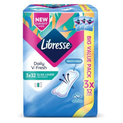 LIBRESSE PANTY LINER 15.2CM 32S*3 LIBRESSE PANTY LINER 15.2CM 32S*3