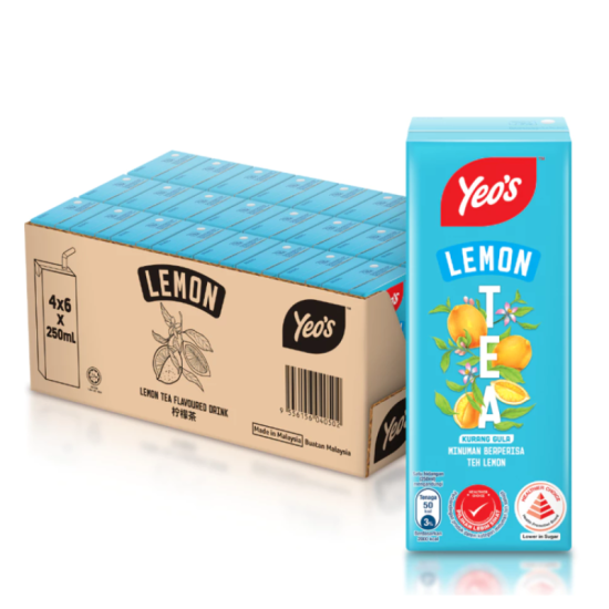 YEO'S ICED LEMON TEA 250ML*6*4