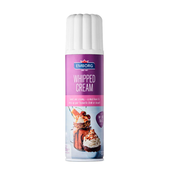 EMBORG SPRAY WHIPPED CREAM 250ML