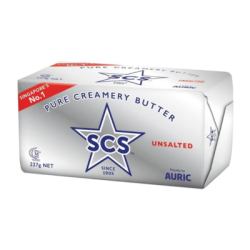 SCS BUTTER UNSALTED 227G SCS BUTTER UNSALTED 227G