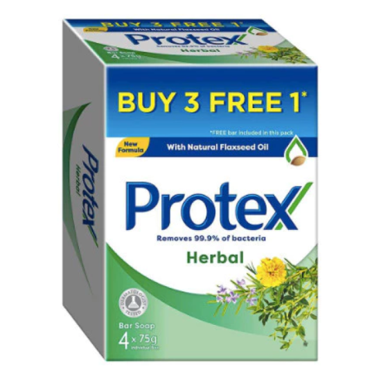 PROTEX BAR SOAP HERBAL 75GM *3