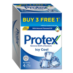 PROTEX BAR SOAP ICY COOL 75GM *3 PROTEX BAR SOAP ICY COOL 75GM *3