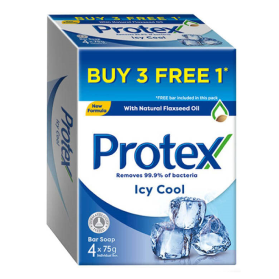 PROTEX BAR SOAP ICY COOL 75GM *3