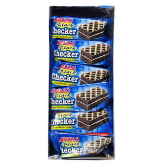 APOLLO BLACK CHECKER LAYER CAKE 18GM*24