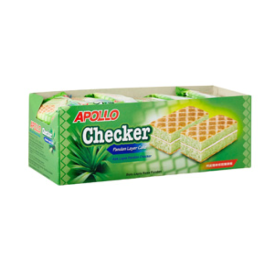 APOLLO CHECKER PANDAN LAYER CAKE 18G*24