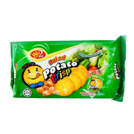 WIN2 POTATO CRISP VEGETABLE 120GM