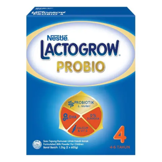 LACTOGROW PROBIO 4 BIB 600G*2