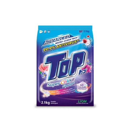 TOP DETERGENT POWDER - SUPER COLOUR 2.1KG