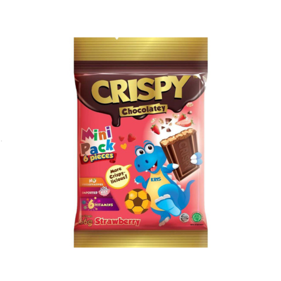 CRISPY KRIS MINI PACK STRAWBERRY 66GM