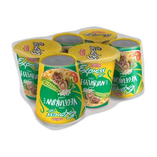 MAMEE EXPRESS CUP VEGETARIAN 64GM*6