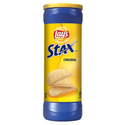 LAYS STAX POTATO CRISPS ORIGINAL 163GM LAYS STAX POTATO CRISPS ORIGINAL 163GM