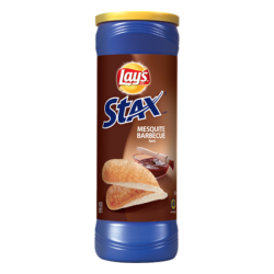 LAYS STAX POTATO CRISPS BBQ 155.9GM LAYS STAX POTATO CRISPS BBQ 155.9GM