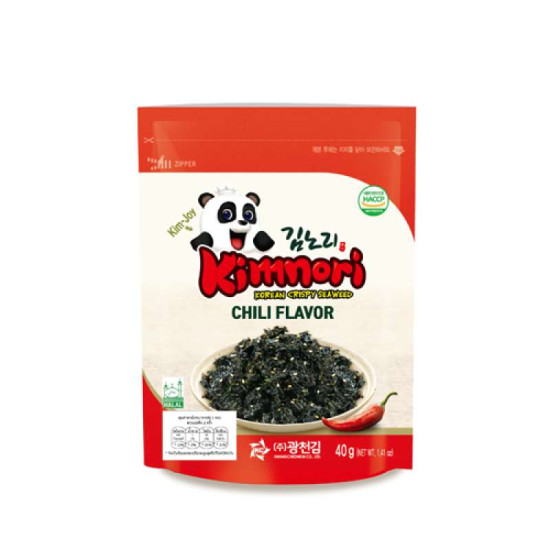 KCK KIMNORI CHILLI SEASONED SEAWEED 40GM