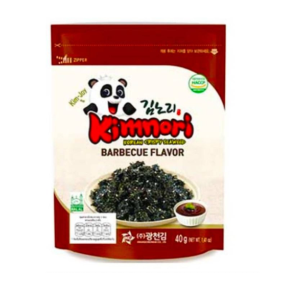 KCK KIMNORI BBQ SEASONED SEAWEED 40GM