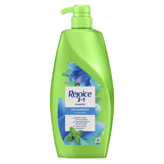 REJOICE SHAMPOO ANTI DANDRUFF 3 IN 1 600ML