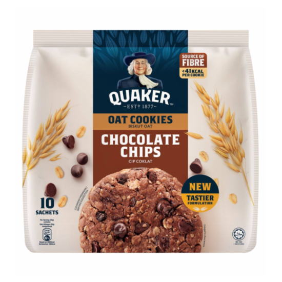 QUAKER CHOCOLATE CHIPS COOKIES 250GM