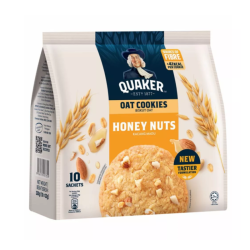 QUAKER HONEY NUTS COOKIES 250GM QUAKER HONEY NUTS COOKIES 250GM