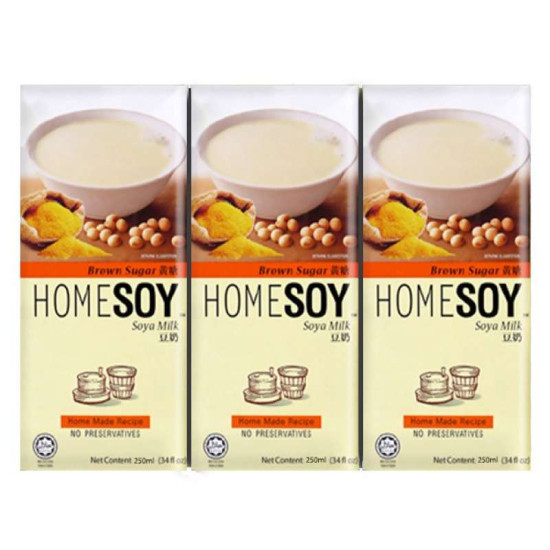 HOMESOY SOYA BROWN SUGAR 250ML*6