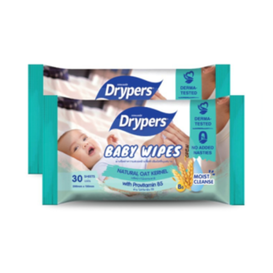 DRYPERS BABY WIPES 30S*2