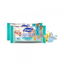 DRYPERS BABY WIPES 80S*2 DRYPERS BABY WIPES 80S*2
